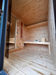 [Obrázek: Císařský medový glamping na úpatí Krušných hor - panoramatická finská sauna (6)