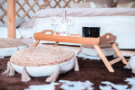 [Obrázek: Glamping Boho jurta v Kostici u Břeclavi - interiér (6)