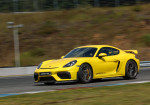 [Obrázek: Jízda v Porsche GT4 Cayman na velkém závodním okruhu Autodromu Most (6)