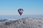 [Obrázek: Zimní expediční let balónem přes Beskydy (2)