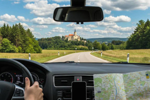 [Obrázek: Filmová autoúnikovka po středních Čechách (1)