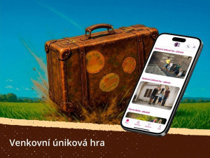 [Obrázek: Kufr spadlý z nebe - venkovní úniková hra v Ostravě (1)