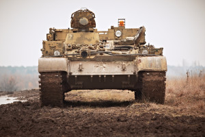 [Obrázek: Řízení tanku VT55 na tankodromu (1)